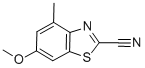 2-Benzothiazolecarbonitrile, 6-methoxy-4-methyl-Structure,130593-24-7Structure 2-Benzothiazolecarbonitrile, 6-methoxy-4-methyl- Structure,130593-24-7Structure