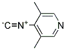 Pyridine, 4-isocyano-3,5-dimethyl-(9ci)Structure,130670-82-5Structure Pyridine, 4-isocyano-3,5-dimethyl-(9ci) Structure,130670-82-5Structure