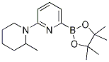 2-(2-Methyl-1-piperidinyl)-6-(4,4,5,5-tetramethyl-1,3,2-dioxaborolan-2-yl)pyridineStructure,1309982-28-2Structure 2-(2-Methyl-1-piperidinyl)-6-(4,4,5,5-tetramethyl-1,3,2-dioxaborolan-2-yl)pyridine Structure,1309982-28-2Structure