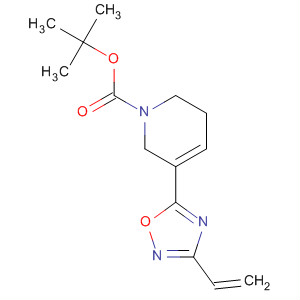 Tert-butyl 3-(3-vinyl-1,2,4-oxadiazol-5-yl)-5,6-dihydropyridine-1(2h)-carboxylateStructure,131041-92-4Structure Tert-butyl 3-(3-vinyl-1,2,4-oxadiazol-5-yl)-5,6-dihydropyridine-1(2h)-carboxylate Structure,131041-92-4Structure