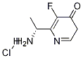 (R)-1-(3-氟ro吡啶-2-基)乙胺鹽酸鹽結(jié)構(gòu)式_1311254-94-0結(jié)構(gòu)式