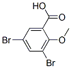 3,5-Dibromo-2-methoxybenzoic acid Structure,13130-23-9Structure