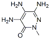 3(2H)-pyridazinone, 4,5,6-triamino-2-methyl-Structure,132635-22-4Structure 3(2H)-pyridazinone, 4,5,6-triamino-2-methyl- Structure,132635-22-4Structure