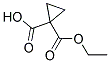 1,1-Cyclopropanedicarboxylic acid monoethyl esterStructure,13279-88-4Structure 1,1-Cyclopropanedicarboxylic acid monoethyl ester Structure,13279-88-4Structure