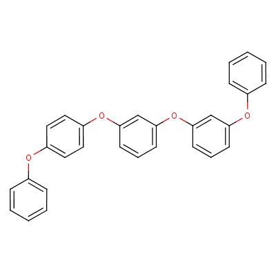 Benzene, 1-(3-phenoxyphenoxy)-3-(4-phenoxyphenoxy)-Structure,13281-14-6Structure Benzene, 1-(3-phenoxyphenoxy)-3-(4-phenoxyphenoxy)- Structure,13281-14-6Structure