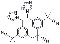 Anastrozole-d3 dimerStructure,1329809-14-4Structure Anastrozole-d3 dimer Structure,1329809-14-4Structure