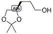 (R)-2,2-二甲基-1,3-二氧戊環(huán)-4-丙醇結(jié)構(gòu)式_133008-08-9結(jié)構(gòu)式