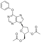 3,5-Di-o-acetyl-o6-phenyl-2-deoxyinosineStructure,133471-06-4Structure 3,5-Di-o-acetyl-o6-phenyl-2-deoxyinosine Structure,133471-06-4Structure