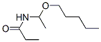 N-[1-(戊基氧基)乙基]-丙酰胺結構式_133492-61-2結構式