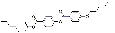 (R)-octan-2-yl 4-(4-(hexyloxy)benzoyloxy)benzoate (r811)Structure,133676-09-2Structure (R)-octan-2-yl 4-(4-(hexyloxy)benzoyloxy)benzoate (r811) Structure,133676-09-2Structure