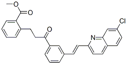 Methyl [E]-2-[3-[3-[2-(7-Chloro-2-quinolinyl)ethenyl]phenyl]-3-oxopropyl]benzoate Structure,133791-17-0Structure