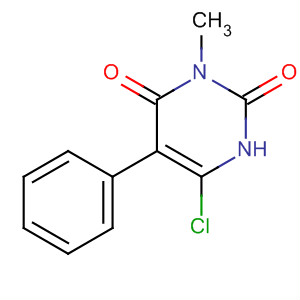 6-Chloro-3-methyl-5-phenyl-2,4(1h,3h)-pyrimidinedioneStructure,133801-12-4Structure 6-Chloro-3-methyl-5-phenyl-2,4(1h,3h)-pyrimidinedione Structure,133801-12-4Structure