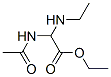 Acetic acid, (acetylamino)(ethylamino)-, ethyl ester (9ci)Structure,133873-10-6Structure Acetic acid, (acetylamino)(ethylamino)-, ethyl ester (9ci) Structure,133873-10-6Structure