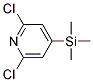 Pyridine, 2,6-dichloro-4-(trimethylsilyl)-(9ci)Structure,134031-23-5Structure Pyridine, 2,6-dichloro-4-(trimethylsilyl)-(9ci) Structure,134031-23-5Structure