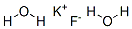 Potassium fluoride dihydrate Structure,13455-21-5Structure