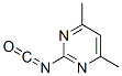 Pyrimidine, 2-isocyanato-4,6-dimethyl- (9ci)Structure,134600-72-9Structure Pyrimidine, 2-isocyanato-4,6-dimethyl- (9ci) Structure,134600-72-9Structure