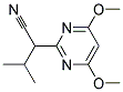 2-Pyrimidineacetonitrile, 4,6-dimethoxy--alpha--(1-methylethyl)-(9ci) Structure,134867-23-5Structure