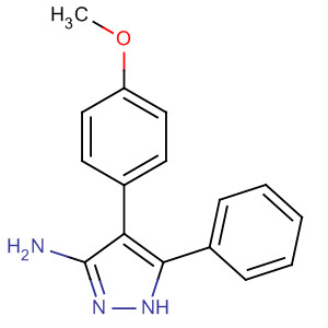 4-(4-Methoxyphenyl)-5-phenyl-1h-pyrazol-3-amineStructure,135085-15-3Structure 4-(4-Methoxyphenyl)-5-phenyl-1h-pyrazol-3-amine Structure,135085-15-3Structure