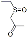 2-Propanone, 1-(ethylsulfinyl)-(9ci)Structure,135102-50-0Structure 2-Propanone, 1-(ethylsulfinyl)-(9ci) Structure,135102-50-0Structure