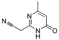 2-Pyrimidineacetonitrile, 1,6-dihydro-4-methyl-6-oxo-(8ci) Structure,13514-85-7Structure