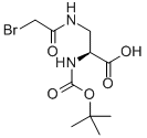 N-α-Boc-N-β-bromoacetyl-L-2,3-diaminopropionic acid6Structure,135630-90-9Structure N-α-Boc-N-β-bromoacetyl-L-2,3-diaminopropionic acid6 Structure,135630-90-9Structure