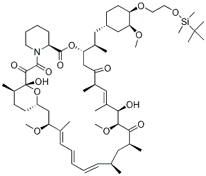 42-O-tert-butyldimethylsilyloxyethyl-d4 rapamycinStructure,1356839-88-7Structure 42-O-tert-butyldimethylsilyloxyethyl-d4 rapamycin Structure,1356839-88-7Structure
