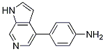 4-(1H-吡咯并[2,3-c]吡啶-4-基)苯胺結(jié)構(gòu)式_1357094-59-7結(jié)構(gòu)式