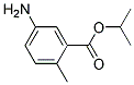 Benzoic acid, 5-amino-2-methyl-, 1-methylethyl ester (9ci)Structure,135721-86-7Structure Benzoic acid, 5-amino-2-methyl-, 1-methylethyl ester (9ci) Structure,135721-86-7Structure