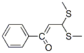 3,3-Bis-methylsulfanyl-1-phenyl-propenoneStructure,13636-88-9Structure 3,3-Bis-methylsulfanyl-1-phenyl-propenone Structure,13636-88-9Structure