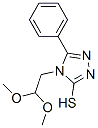 4-(2,2-Dimethoxyethyl)-5-phenyl-4H-1,2,4-triazole-3-thiolStructure,136745-20-5Structure 4-(2,2-Dimethoxyethyl)-5-phenyl-4H-1,2,4-triazole-3-thiol Structure,136745-20-5Structure