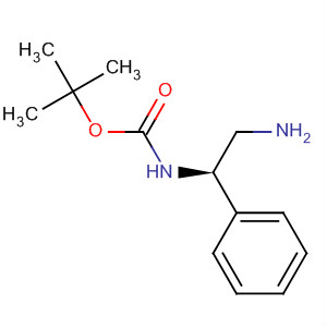 (S)-N-(2-氨基-1-苯基乙基)氨基甲酸叔丁酯結(jié)構(gòu)式_137102-65-9結(jié)構(gòu)式