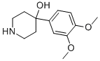 4-(3,4-Dimethoxyphenyl)-4-piperidinolStructure,137885-47-3Structure 4-(3,4-Dimethoxyphenyl)-4-piperidinol Structure,137885-47-3Structure