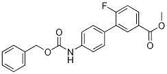 4-(((芐氧基)羰基)氨基)-6-氟-[1,1-聯(lián)苯]-3-羧酸甲酯結(jié)構(gòu)式_1381944-53-1結(jié)構(gòu)式