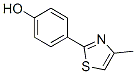 4-(4-甲基-1,3-噻唑)苯酚結(jié)構(gòu)式_138330-01-5結(jié)構(gòu)式