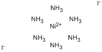 Hexaamminenickel(II) iodideStructure,13859-68-2Structure Hexaamminenickel(II) iodide Structure,13859-68-2Structure