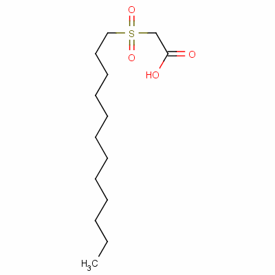Acetic acid,2-(dodecylsulfonyl)-Structure,13887-93-9Structure Acetic acid,2-(dodecylsulfonyl)- Structure,13887-93-9Structure