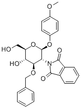 4-Methoxyphenyl 3-O-Benzyl-2-deoxy-2-phthalimido-β-D-glucopyranosideStructure,138906-44-2Structure 4-Methoxyphenyl 3-O-Benzyl-2-deoxy-2-phthalimido-β-D-glucopyranoside Structure,138906-44-2Structure