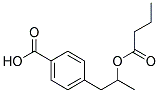 Benzoic acid, 4-[2-(1-oxobutoxy)propyl]-, (+)-(9ci) Structure,138948-88-6Structure