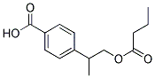 Benzoic acid, 4-[1-methyl-2-(1-oxobutoxy)ethyl]-, (+)-(9ci) Structure,138967-28-9Structure