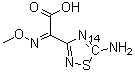 (2Z)-(甲氧基亞氨基)-2-(5-氨基-124-噻二唑-3-基)-乙酸結(jié)構(gòu)式_139183-37-2結(jié)構(gòu)式