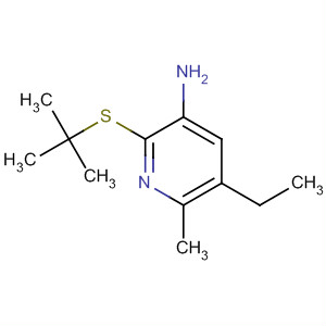 2-(Tert-butylthio)-5-ethyl-6-methylpyridin-3-amineStructure,139393-97-8Structure 2-(Tert-butylthio)-5-ethyl-6-methylpyridin-3-amine Structure,139393-97-8Structure