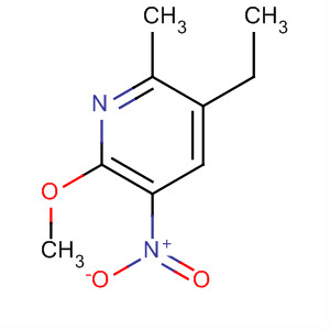 3-Ethyl-6-methoxy-2-methyl-5-nitropyridineStructure,139394-00-6Structure 3-Ethyl-6-methoxy-2-methyl-5-nitropyridine Structure,139394-00-6Structure