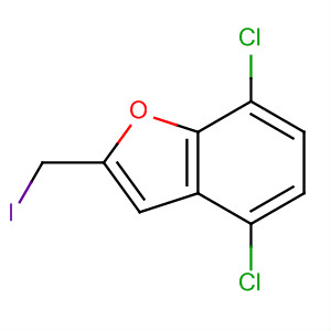 4,7-Dichloro-2-(iodomethyl)benzofuranStructure,139548-96-2Structure 4,7-Dichloro-2-(iodomethyl)benzofuran Structure,139548-96-2Structure
