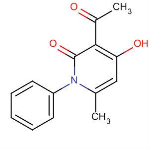 3-Acetyl-4-hydroxy-6-methyl-1-phenyl-2(1h)-pyridinoneStructure,13959-06-3Structure 3-Acetyl-4-hydroxy-6-methyl-1-phenyl-2(1h)-pyridinone Structure,13959-06-3Structure