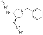 (3R,4r)-(-)-3,4-diazido-1-(phenylmethyl)pyrrolidineStructure,140134-20-9Structure (3R,4r)-(-)-3,4-diazido-1-(phenylmethyl)pyrrolidine Structure,140134-20-9Structure