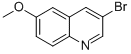 3-BROMO-6-METHOXYQUINOLINE Structure,14036-96-5Structure