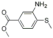 Benzoic acid, 3-amino-4-(methylthio)-, methyl ester (9ci)Structure,141238-13-3Structure Benzoic acid, 3-amino-4-(methylthio)-, methyl ester (9ci) Structure,141238-13-3Structure