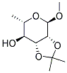 Methyl 2,3-o-isopropylidene-alpha-l-rhamnopyranoseStructure,14133-63-2Structure Methyl 2,3-o-isopropylidene-alpha-l-rhamnopyranose Structure,14133-63-2Structure