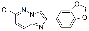 2-(1,3-benzodioxol-5-yl)-6-chloroimidazo[1,2-b]pyridazine Structure,141409-08-7Structure