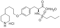 Tirofiban hydrochloride monohydrateStructure,142373-60-2Structure Tirofiban hydrochloride monohydrate Structure,142373-60-2Structure